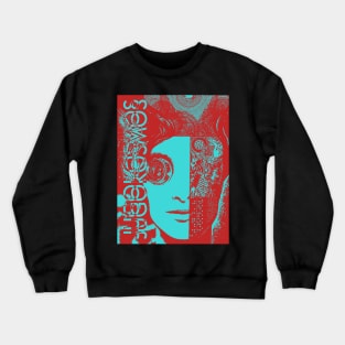 Yugoslavia Futurism art portrait Crewneck Sweatshirt